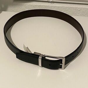 Nordstrom Black and Brown Leather Belt